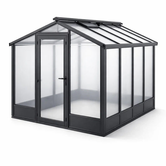 Szklarnia Ogrodowa Aluminium i Poliwęglan 250x250x200 cm – Izolacja Termiczna